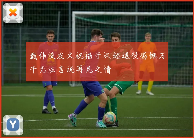 戴伟浚发文祝福于汉超退役感慨万千无法言说再见之情